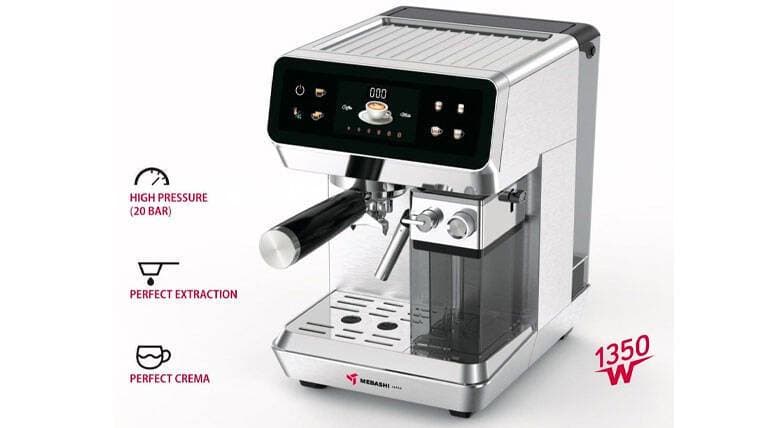 اسپرسوساز نیمه صنعتی با مخزت شیر مباشی مدل ME-ECM 2503 - تصویر 2